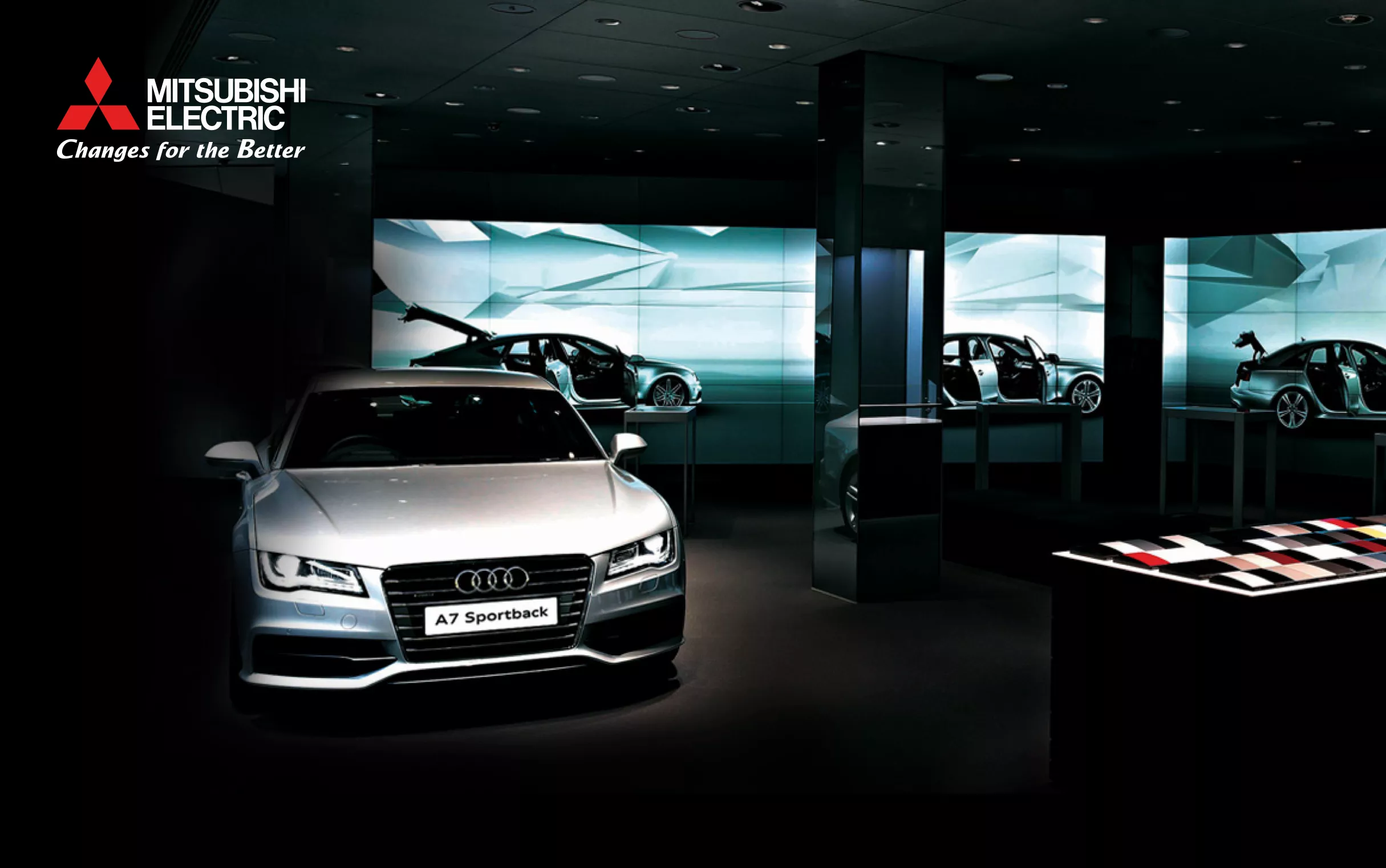 Mitsibushi Electric car showroom