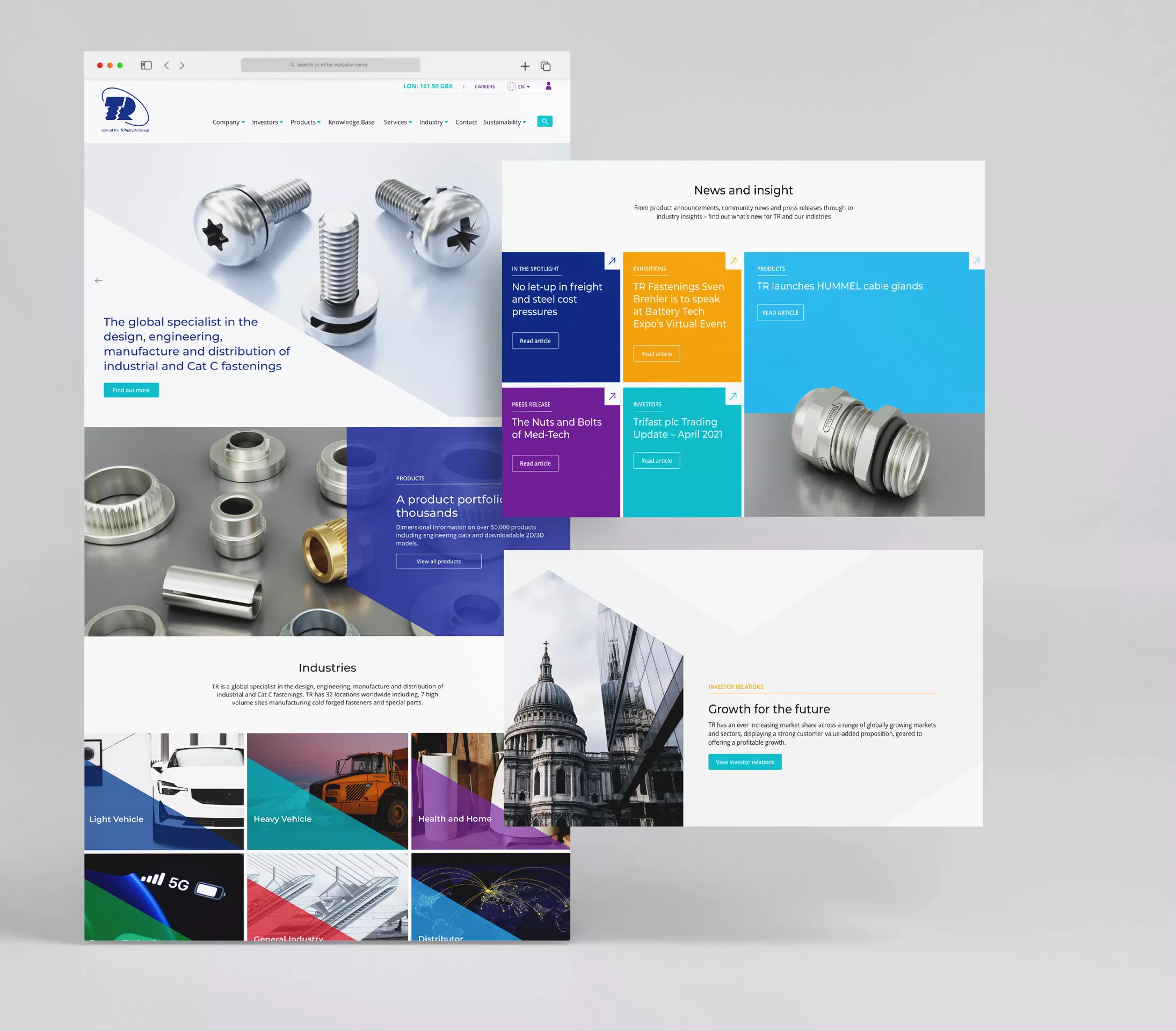 TR website pages